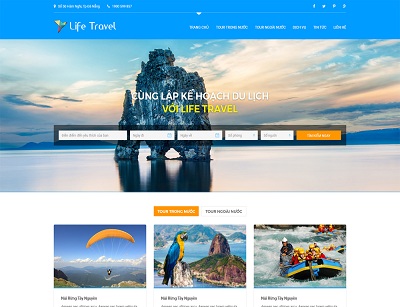 Thiết kế website du lịch uy tín tại hà nội
